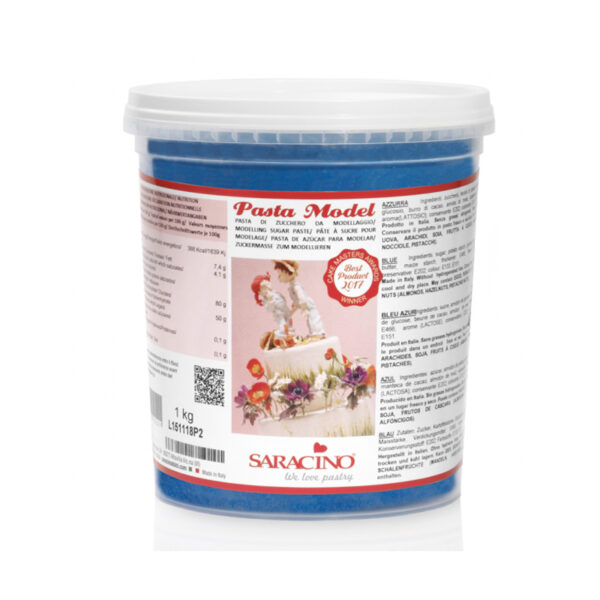 Model Paste Albastru Saracino 1kg