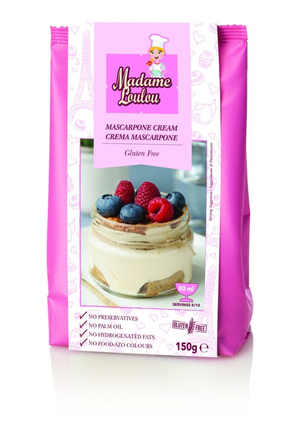 Crema mascarpone mix gluten free