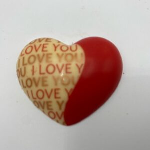 Inimi Valentine's Day ciocolata alba 96 buc.