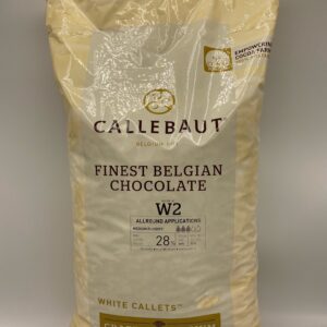Ciocolata veritabila belgiana Callebaut alba 10 kg.