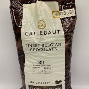 Ciocolata veritabila belgiana Callebaut neagra 54% 10 kg.