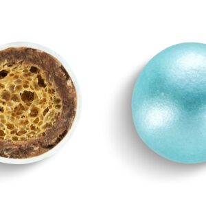 Drajeuri crocante sidef bleu 100 gr.