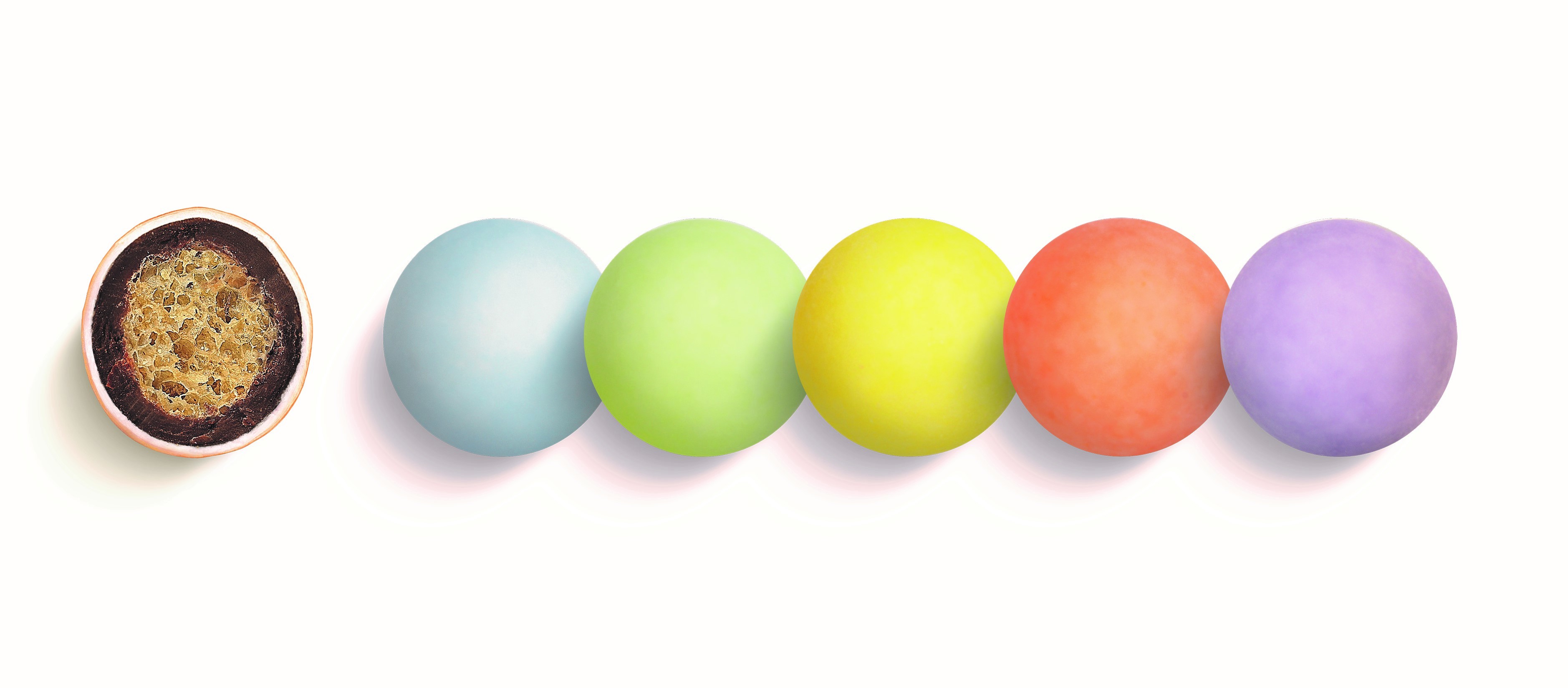 Drajeuri crocante multicolore 100 gr.