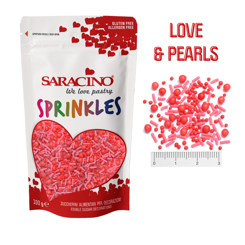 Sprinkles Saracino Love & Pearls 100g
