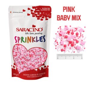 Sprinkles Saracino Pink Baby Mix 100g