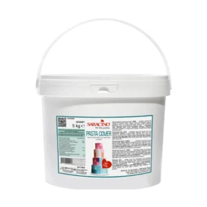Pastă de Zahăr Saracino Pasta Cover Alb 5kg