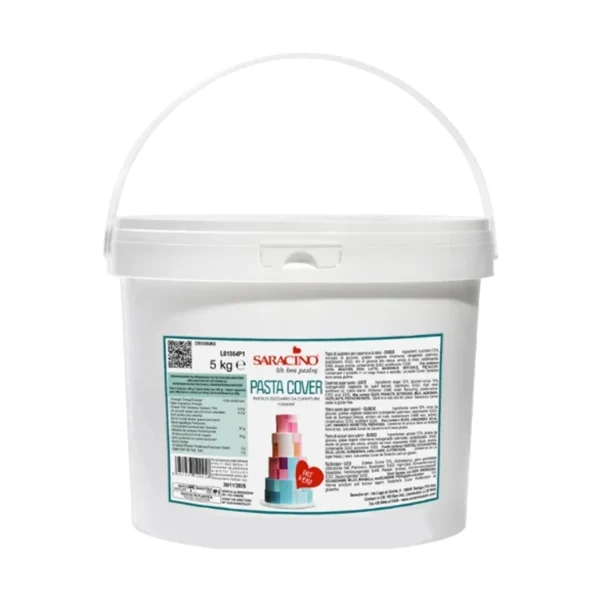 Pastă de Zahăr Saracino Pasta Cover Alb 5kg