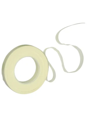 Banda flori alba PME 13mm x 17.4m - bandă autoadezivă profesională pentru flori din pastă de zahăr și cake design