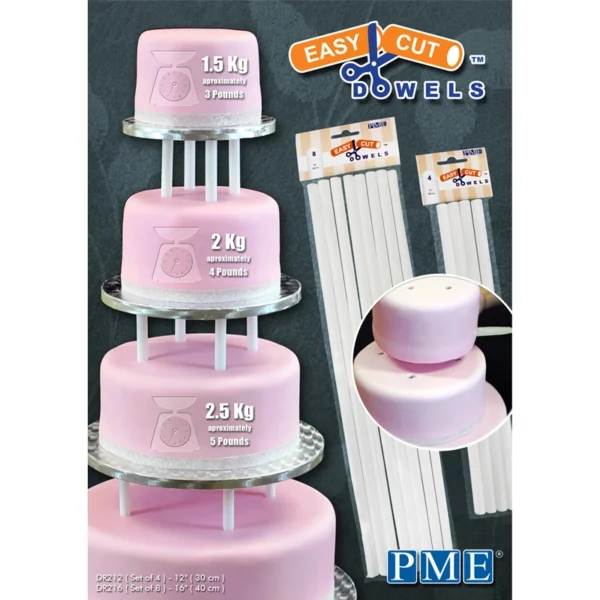 PME Dowel Rods bețe pentru etajat Easy Cut 30cm