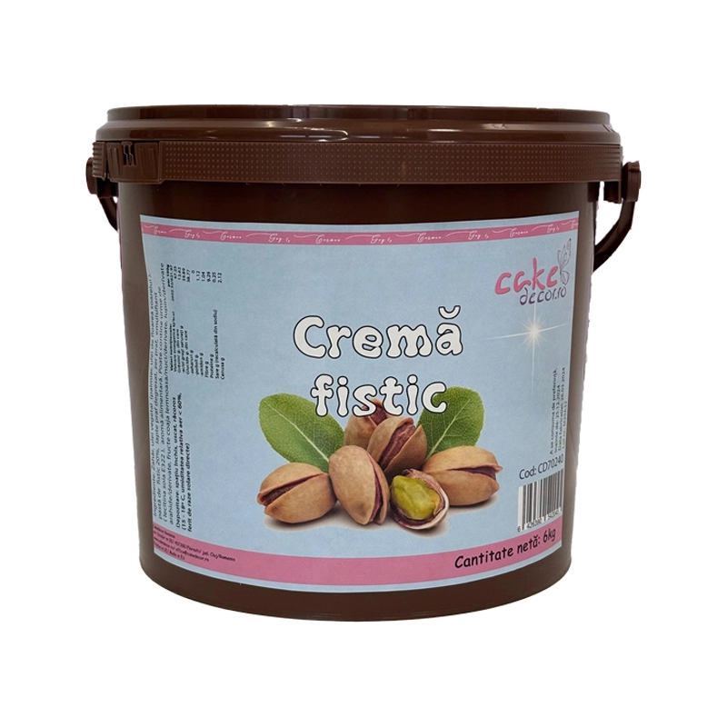 Cremă fistic 6Kg by Cakedecor