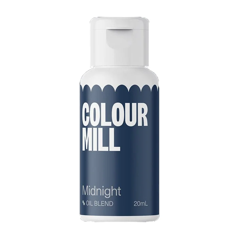 Colour Mill Colorant pentru Ciocolata MIDNIGHT 20ml - colorant pe bază de ulei pentru ciocolată