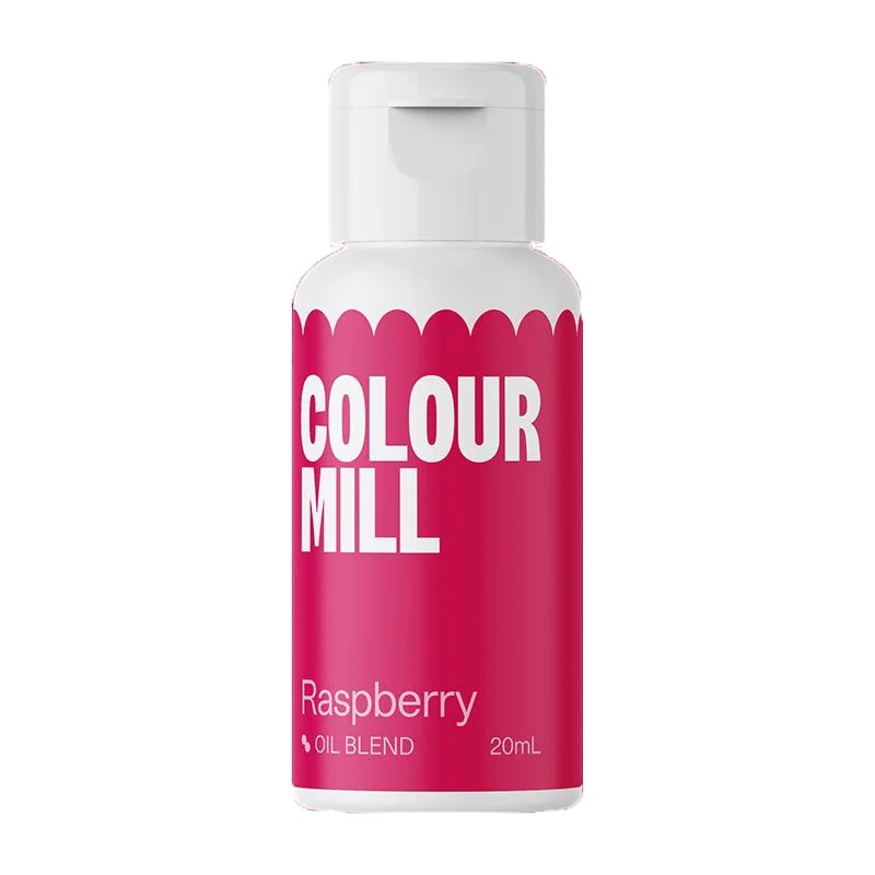 Colour Mill Colorant pentru Ciocolata RASPBERRY 20ml - colorant pe bază de ulei pentru ciocolată