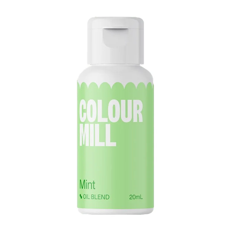 Colour Mill Colorant pentru Ciocolata MINT 20ml - colorant pe bază de ulei pentru ciocolată