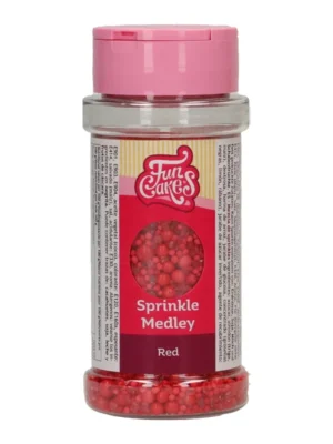 FunCakes Sprinkle Medley Red 70g