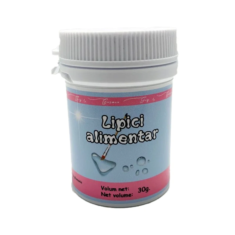 CakeDecor Lipici Alimentar 30g - adeziv comestibil perfect pentru decorarea torturilor, ideal pentru fondant, pastă de zahăr și modele delicate.